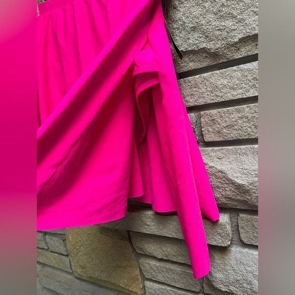 Torrid High Rise Mid Length Side Tie Swim Skirt With Brief Pink Glo 1x NWT - Picture 8 of 12